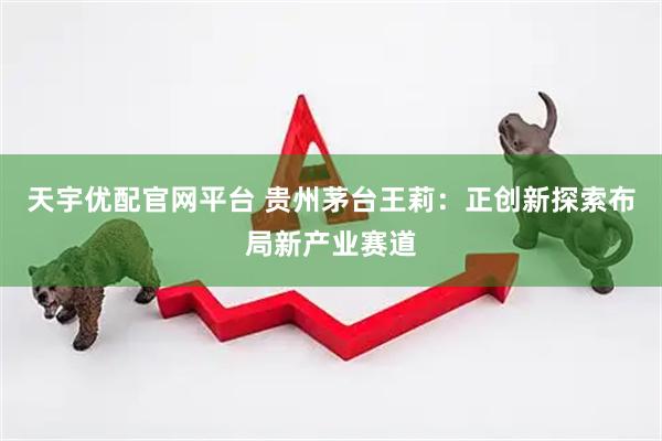 天宇优配官网平台 贵州茅台王莉：正创新探索布局新产业赛道