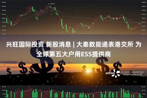 兴旺国际投资 新股消息 | 大秦数能递表港交所 为全球第五大户用ESS提供商